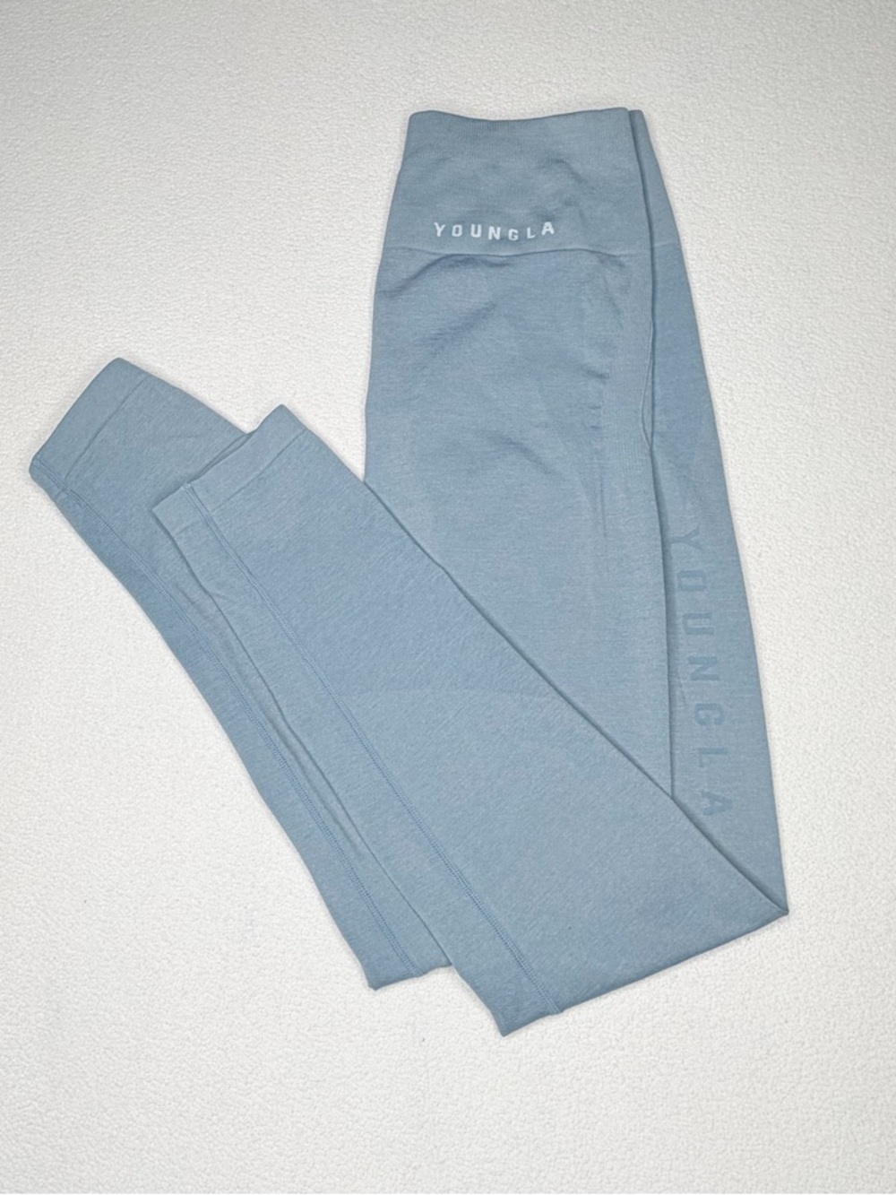 YoungLA Legacy Seamless Scrunch Leggings•YLAW1062• Dusty Blue